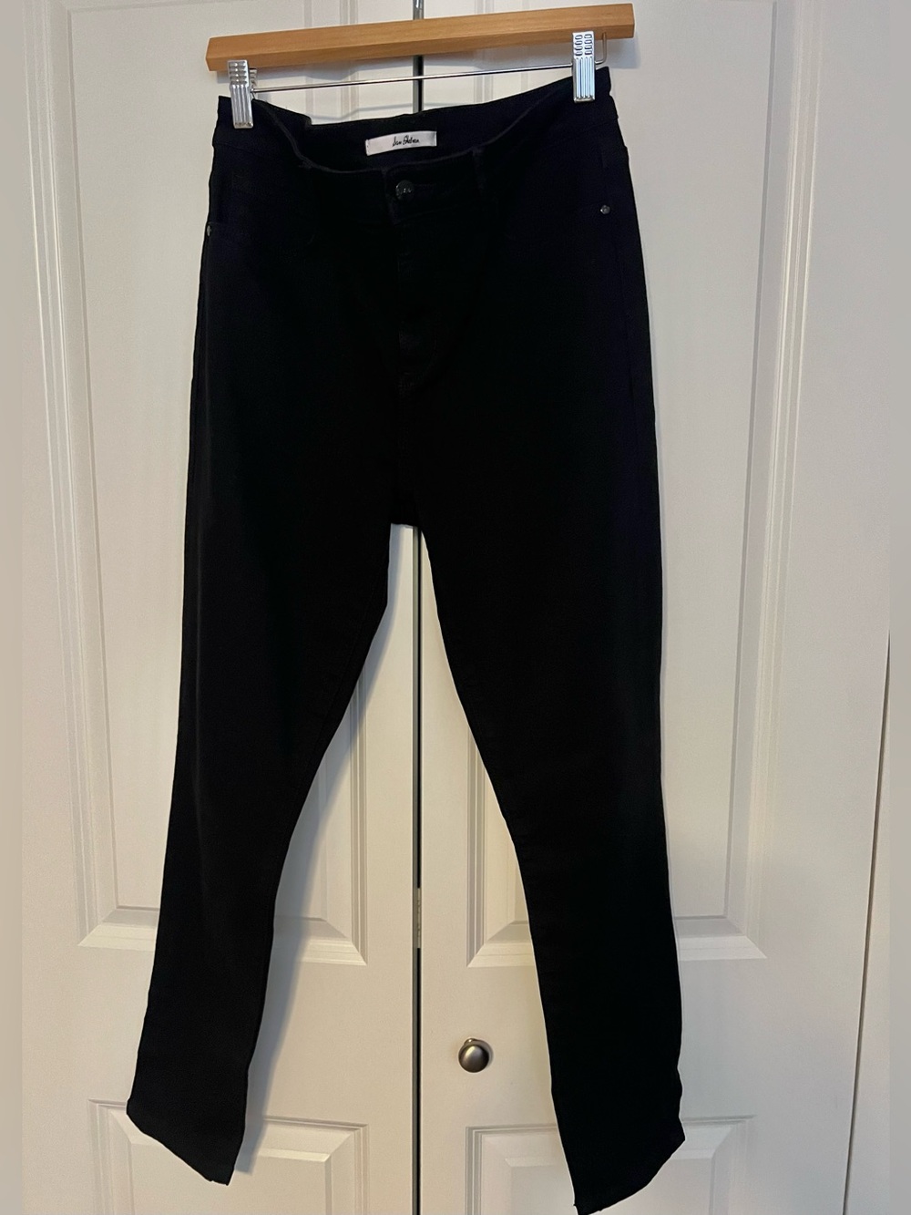 Sam Edelman The Kitten Mid-Rise Skinny Ankle Jeans in Black - Picture 4 of 16